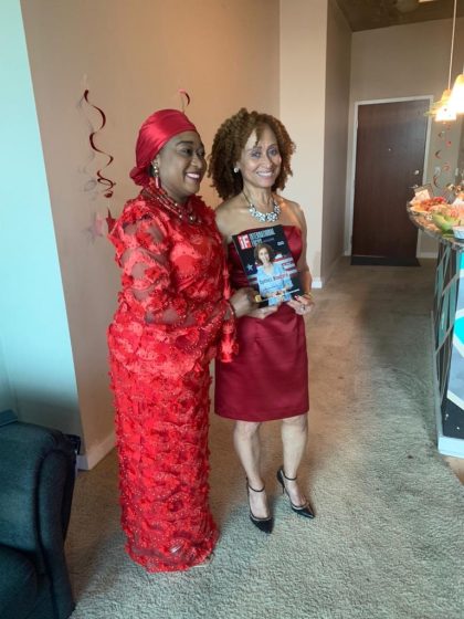 Consul General, Amina Smaila and Co-Publishers of iF Magazine